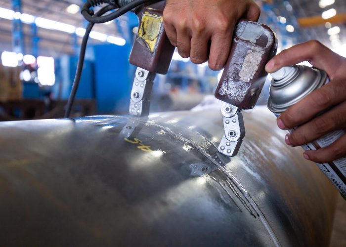 Magnetic particle inspection
